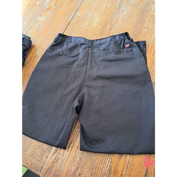 Size 18 Red Kap Black Side Elastic Waist Work Pants Casual Pants with Pockets - Picture 3 of 3